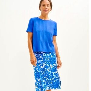 AMOUR VERT - Blue Open Back Shirt